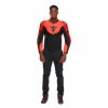 Dainese IPERATTIVA sportovně-cestovní kožená bunda fluo-červená/černá vel.52